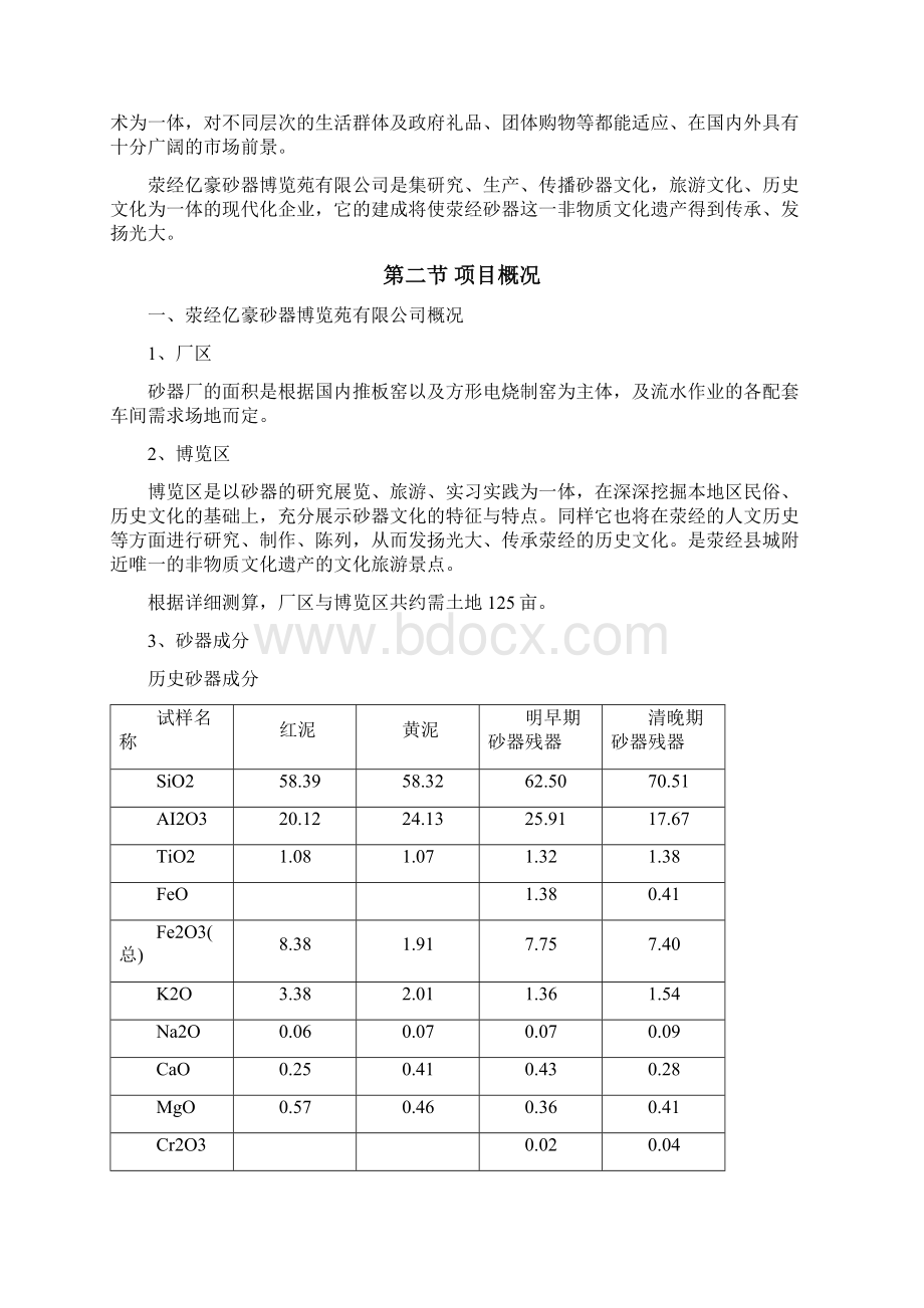 荥经砂器示范园区扩建项目可行性研究报告书.docx_第2页