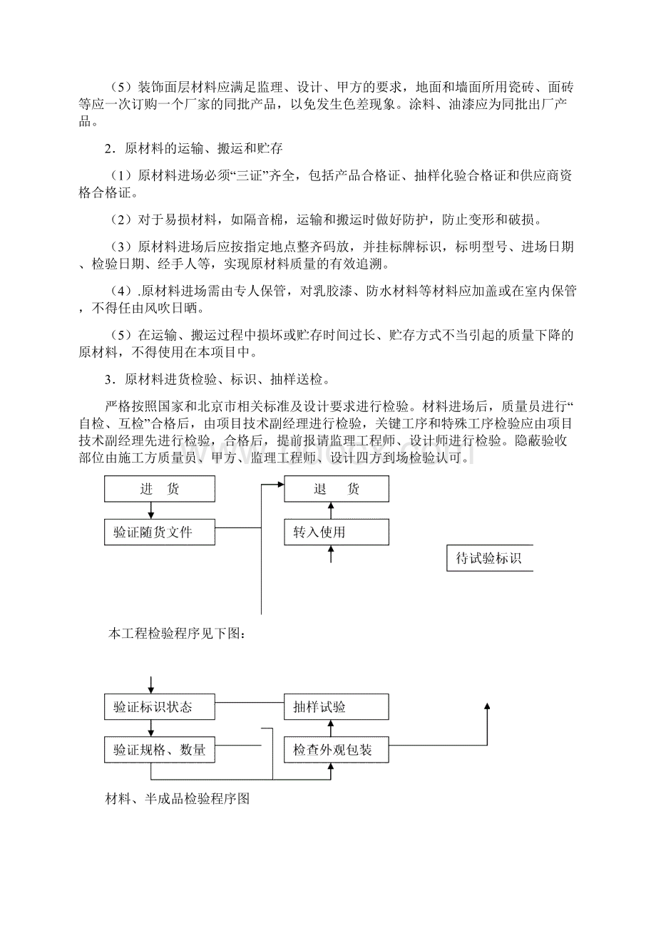 某装饰工程质量保证体系Word文档格式.docx_第3页