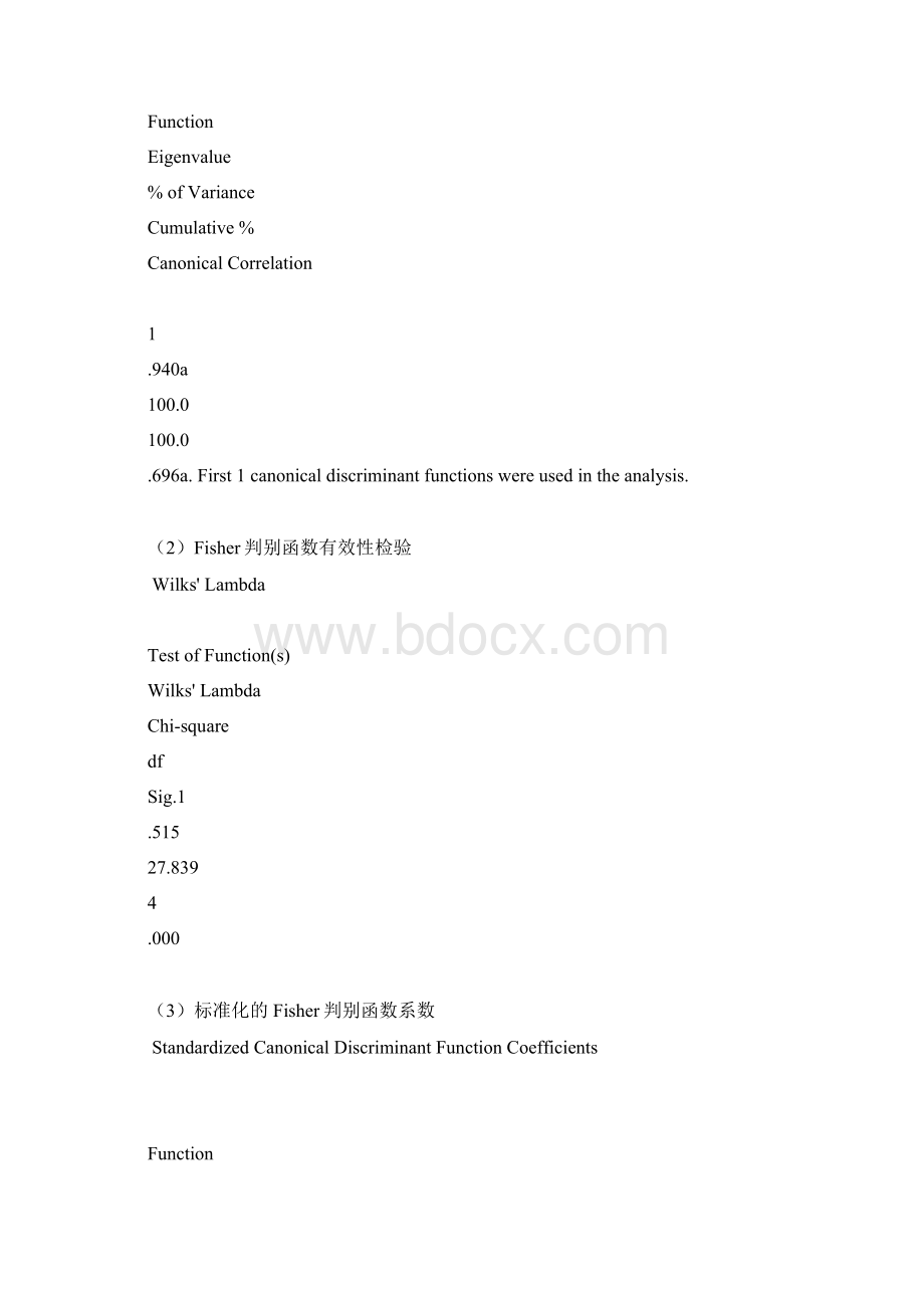 《应用多元统计分析》第四章判别分析实验报告.docx_第3页