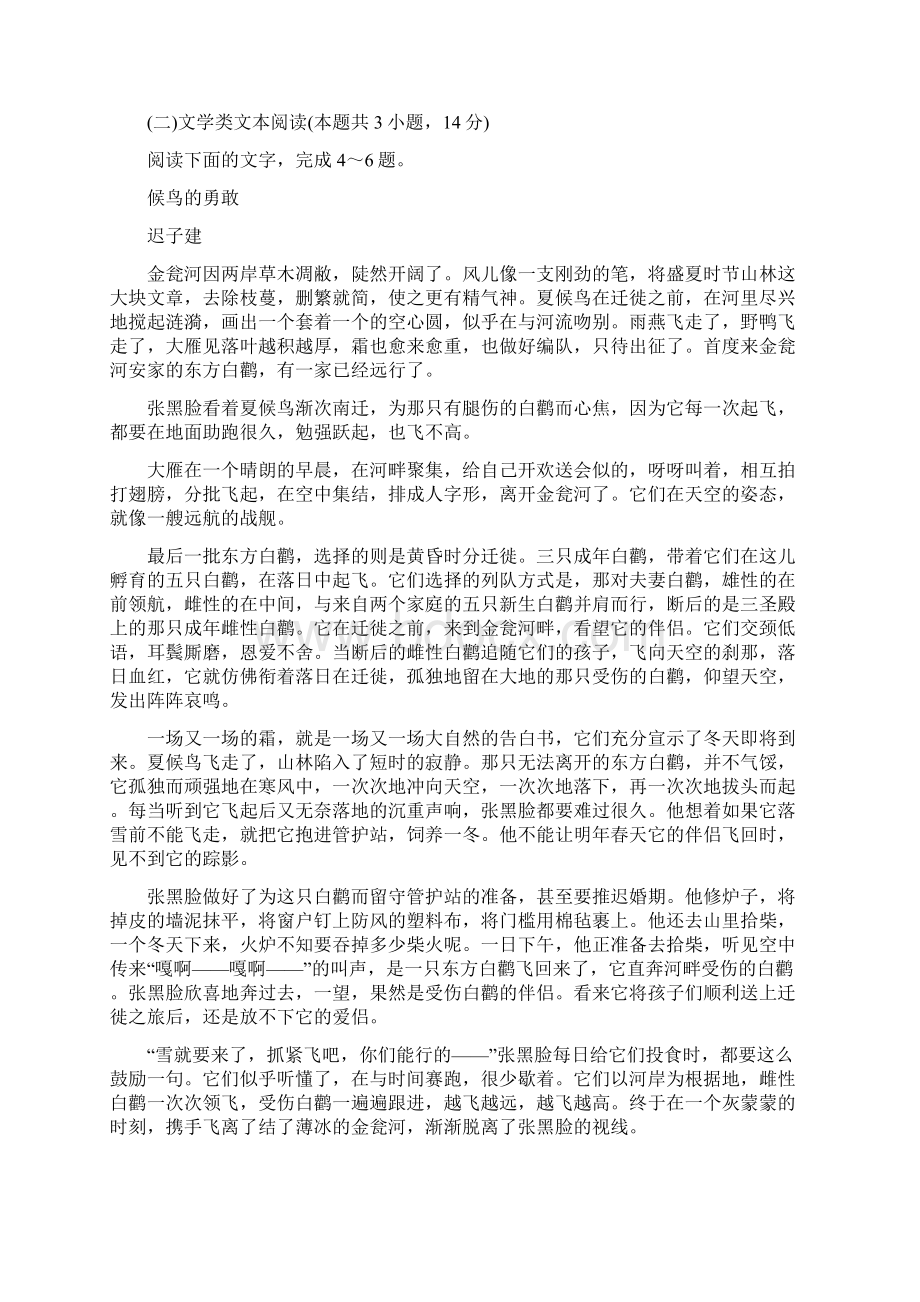 山东省临沂市届高考语文第三次模拟考试试题.docx_第3页