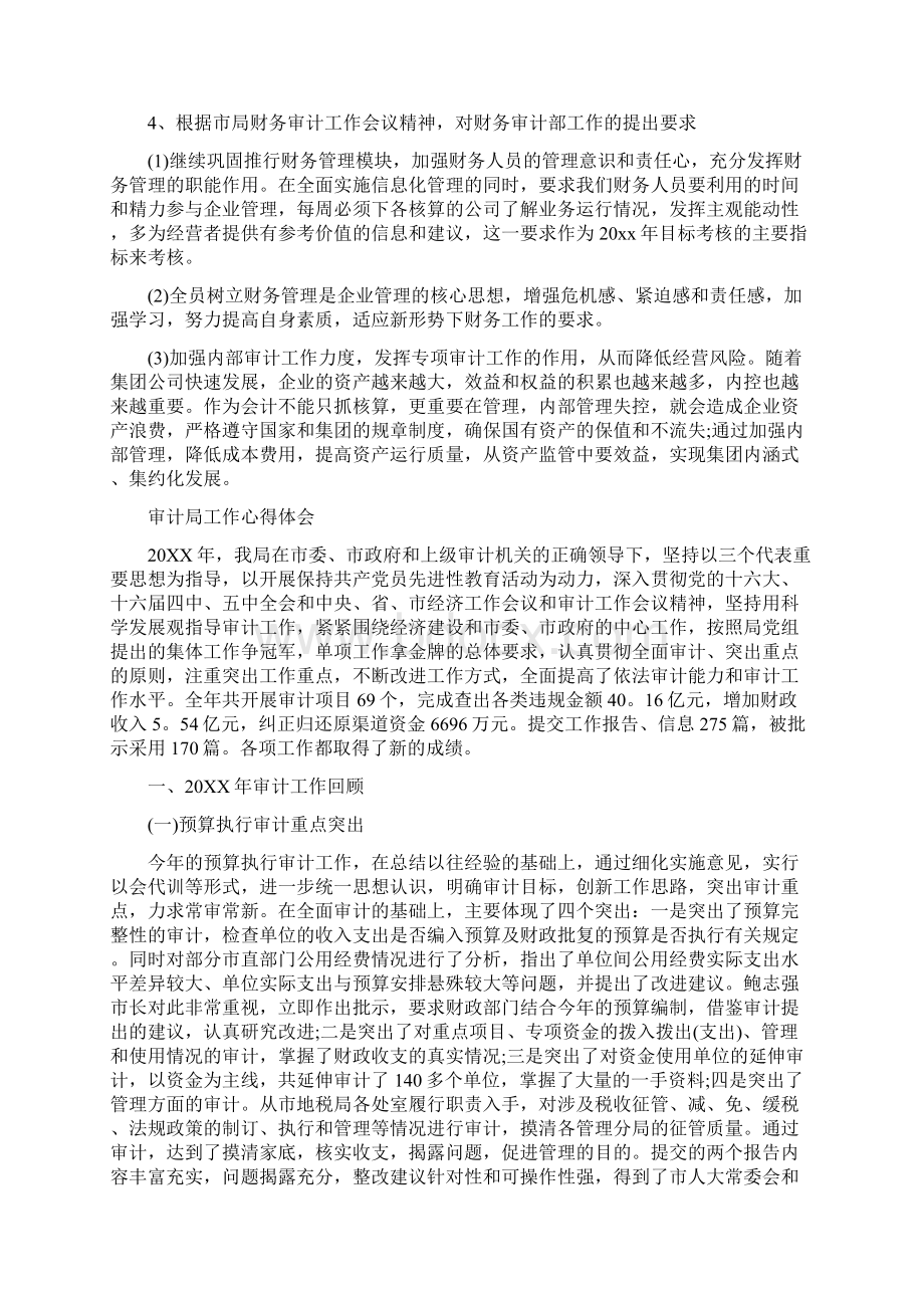 审计主要工作总结与心得.docx_第3页