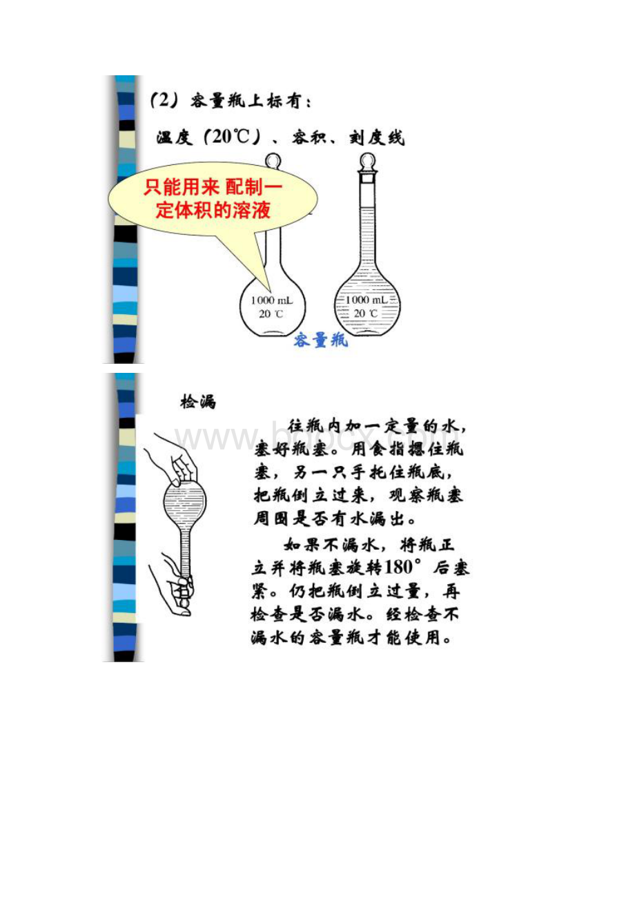 人教版高一化学必修1一定物质的量浓度溶液的配制及误差分析精.docx_第3页