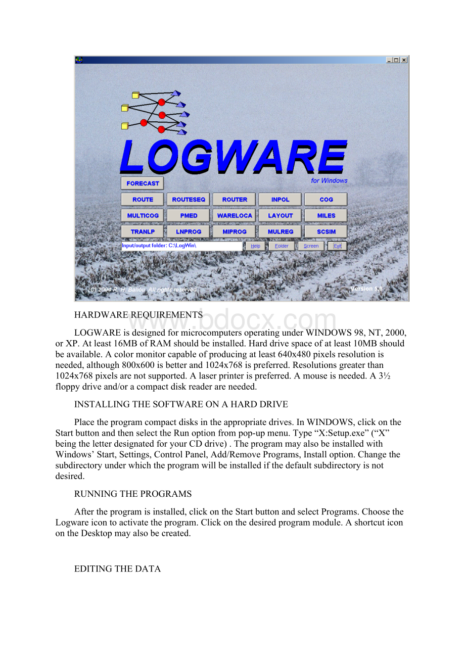 logwareSELECTED COMPUTER PROGRAMS FOR PLANNINGWord下载.docx_第3页