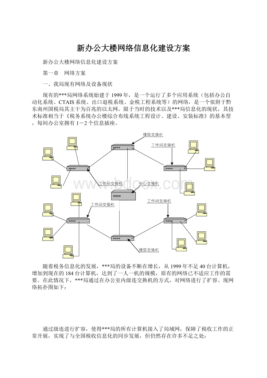 新办公大楼网络信息化建设方案.docx