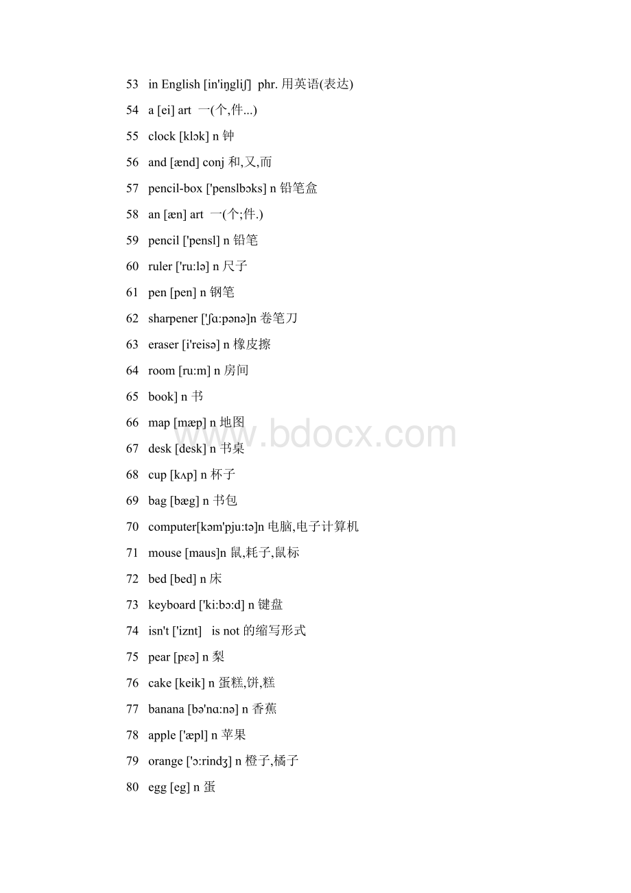 初中英语词汇表乱序版.docx_第3页