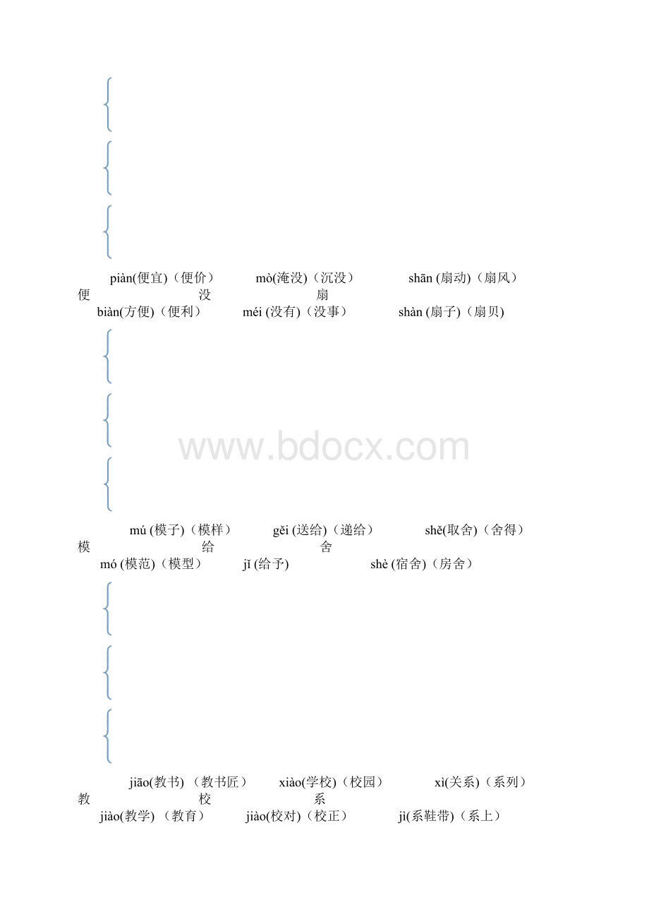 人教版三年级语文下册期末总复习资料全面Word下载.docx_第3页