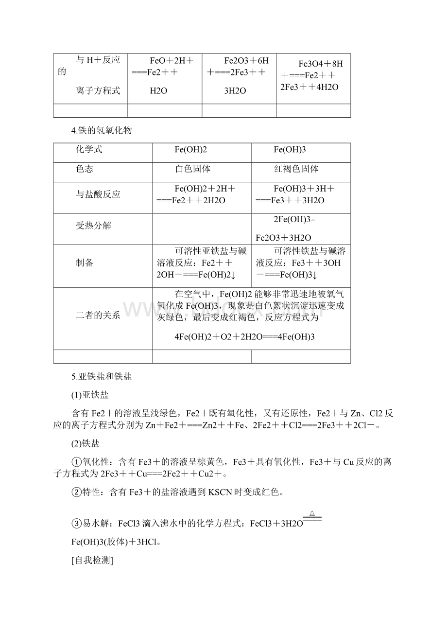 8A版高考化学一轮全国通用版精致讲义铁及其重要化合物.docx_第3页