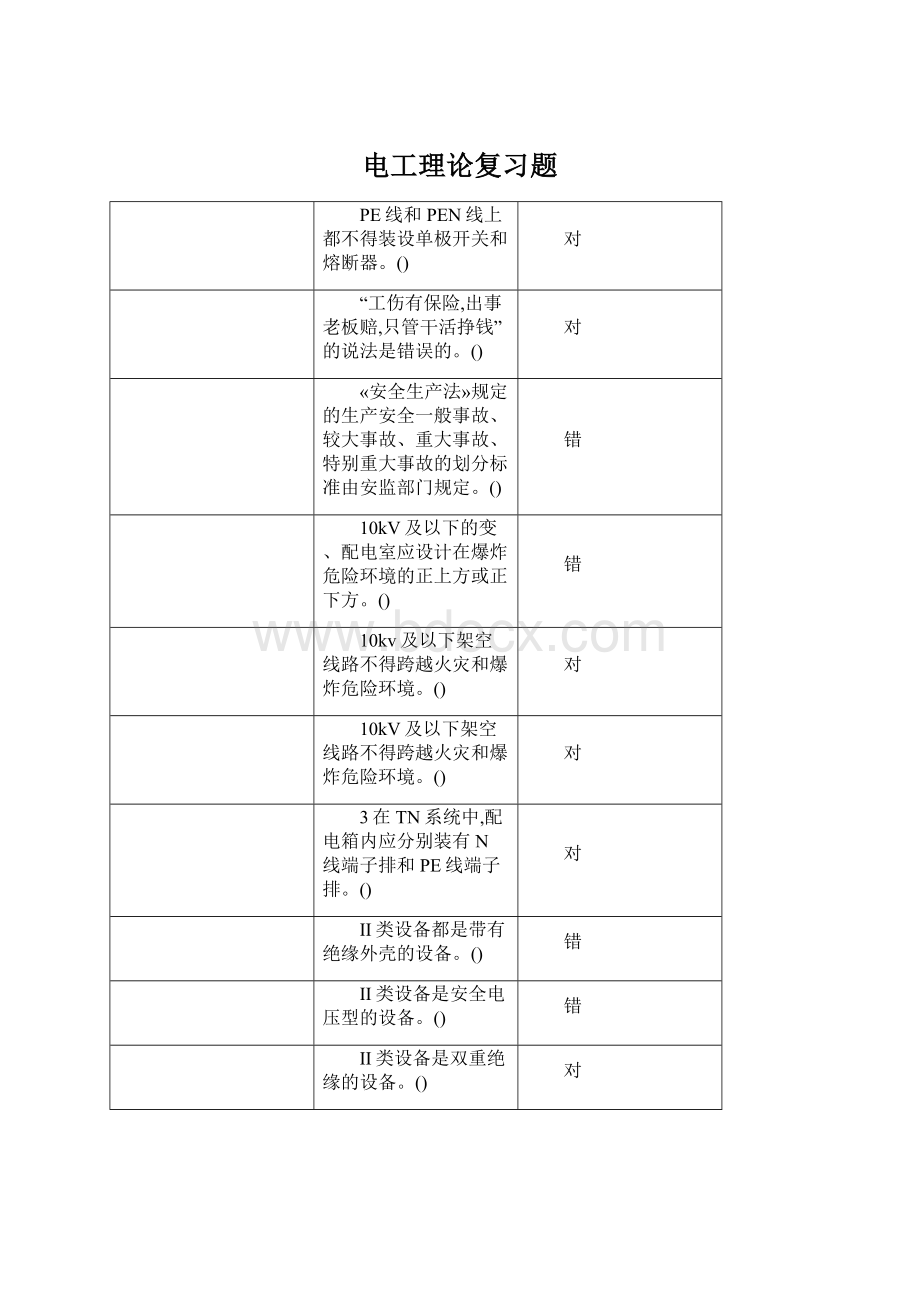 电工理论复习题.docx