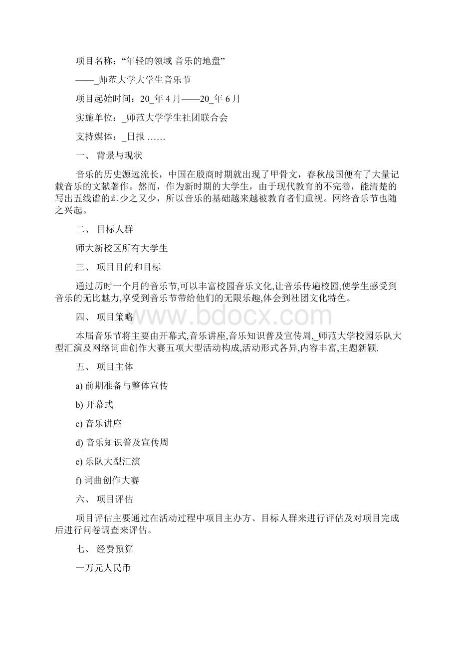 音乐节活动策划案精选Word文档格式.docx_第3页