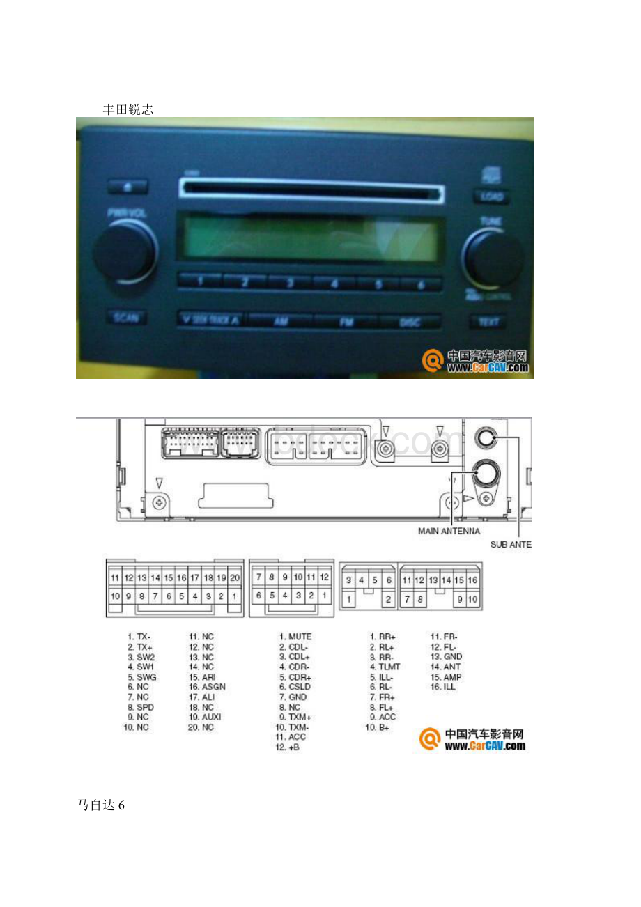 各款车型原车CD接线图解.docx_第2页