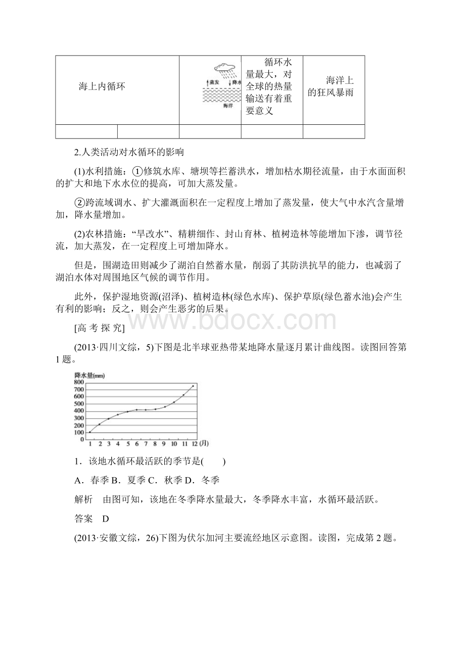 第1课时自然界的水循环和水资源的合理利用Word格式.docx_第3页