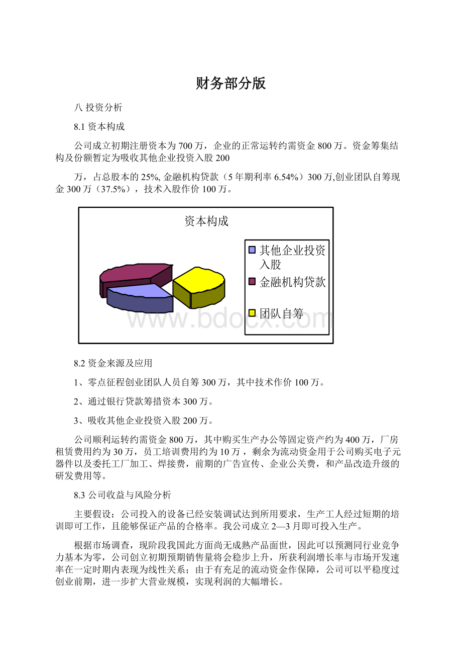 财务部分版Word下载.docx