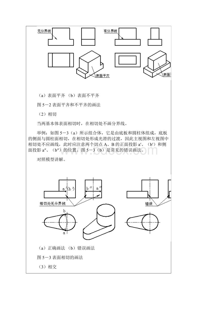 51组合体的组合形式52 组合体的画法.docx_第3页