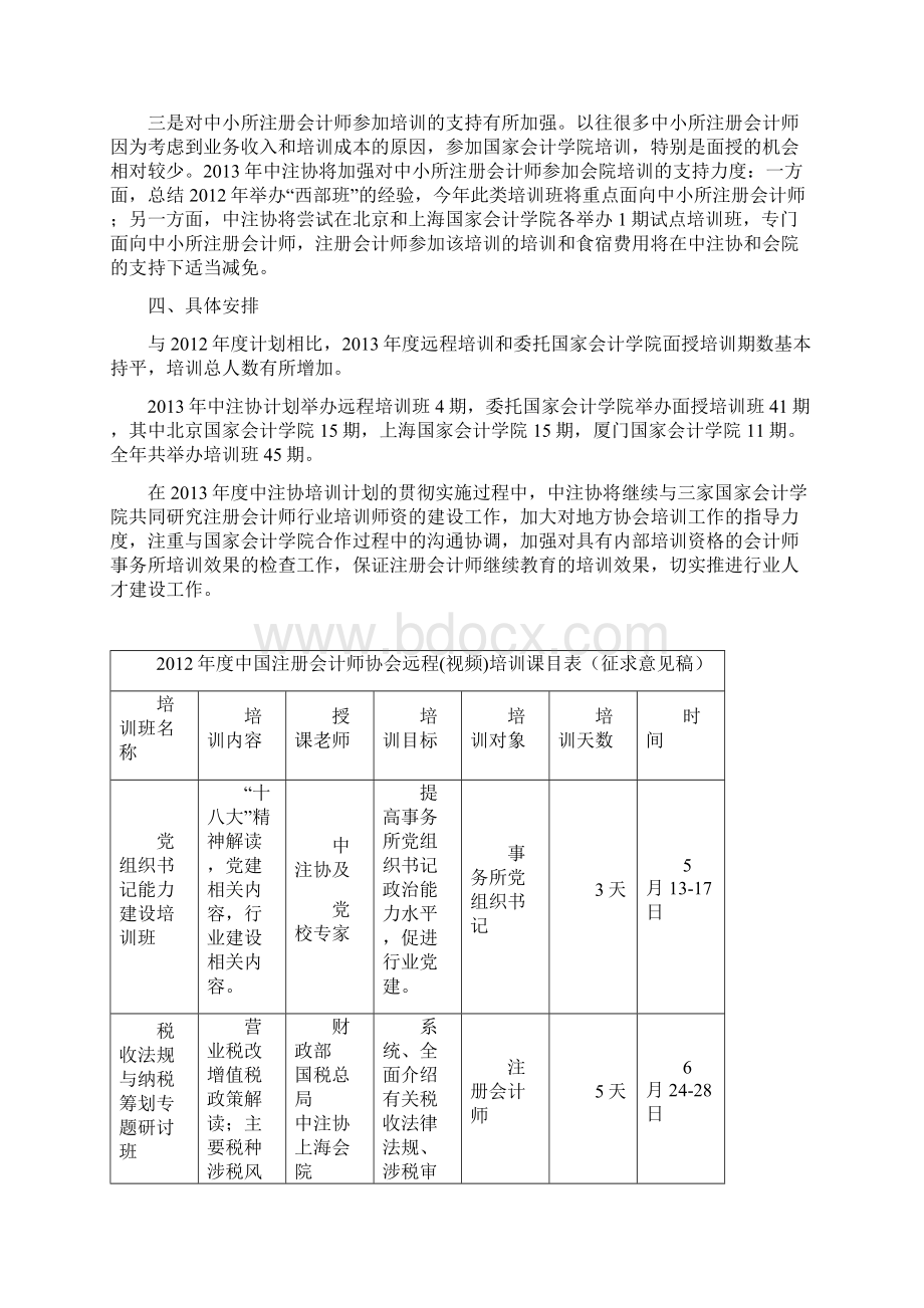 中国注册会计师协会培训计划征求意见稿.docx_第3页