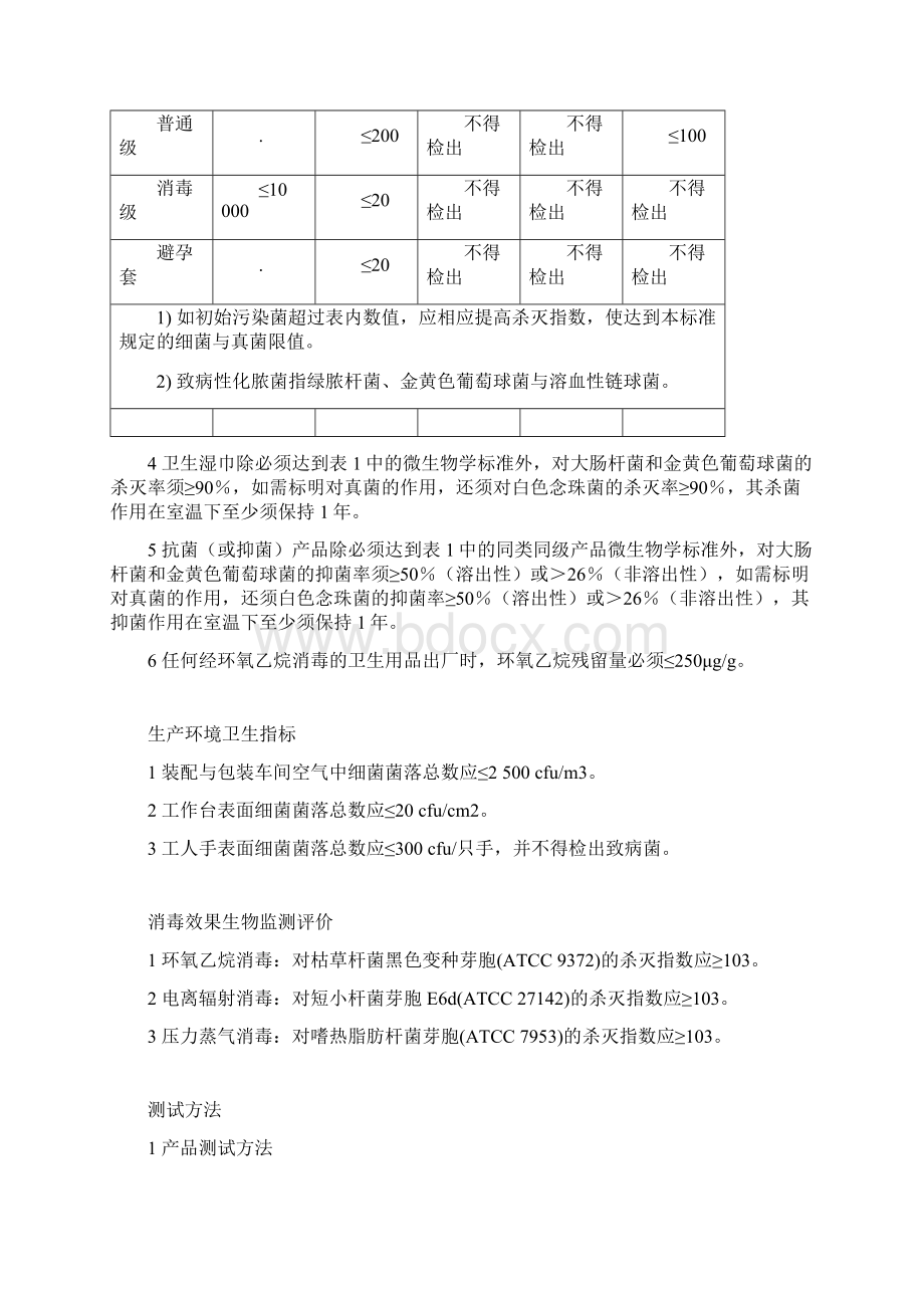 一次性使用卫生用品卫生标准GB15979Word格式文档下载.docx_第3页