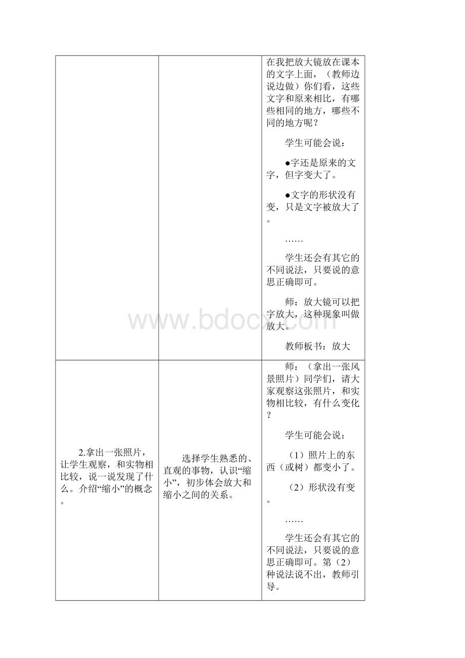 学年最新冀教版小学数学六年级上册《放大与缩小》教学设计评奖教案.docx_第2页