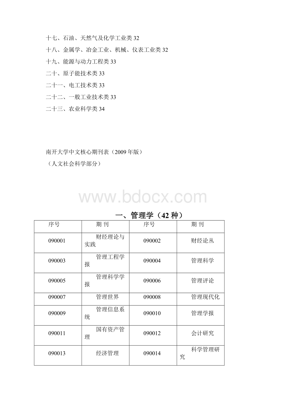 公布南开大学中文核心期刊表版.docx_第3页