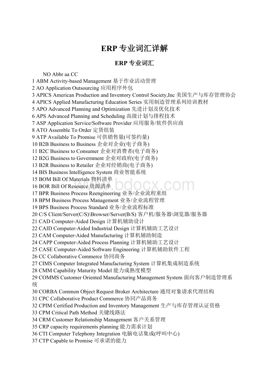 ERP专业词汇详解Word文档下载推荐.docx_第1页