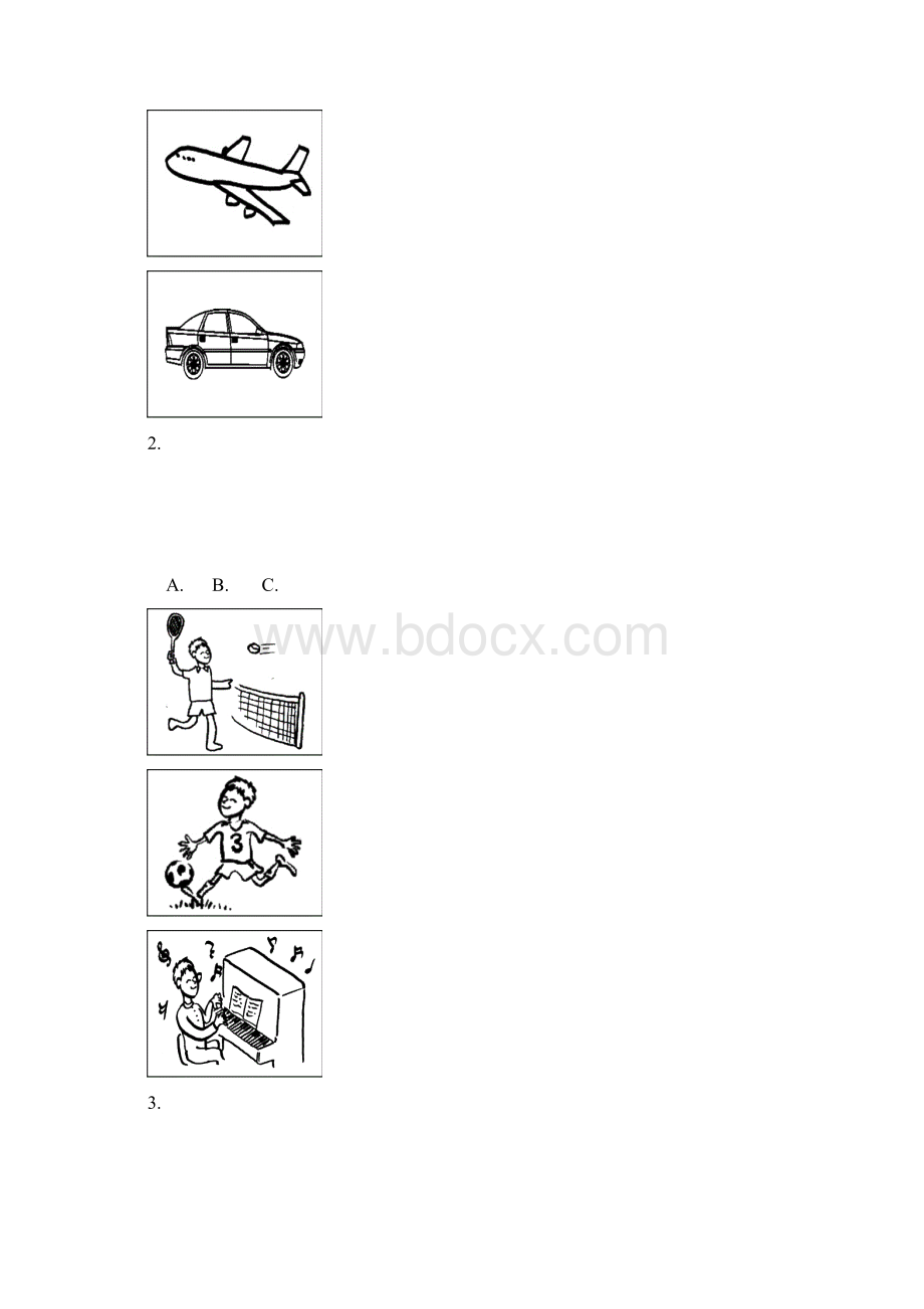 北京市初中英语二模试题西城整理Word下载.docx_第2页