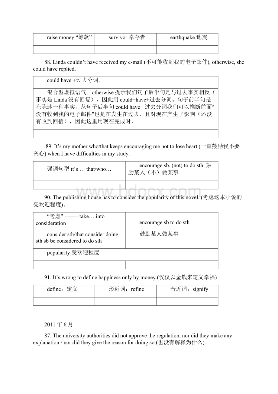 历年四级翻译归纳及其考点汇编.docx_第2页