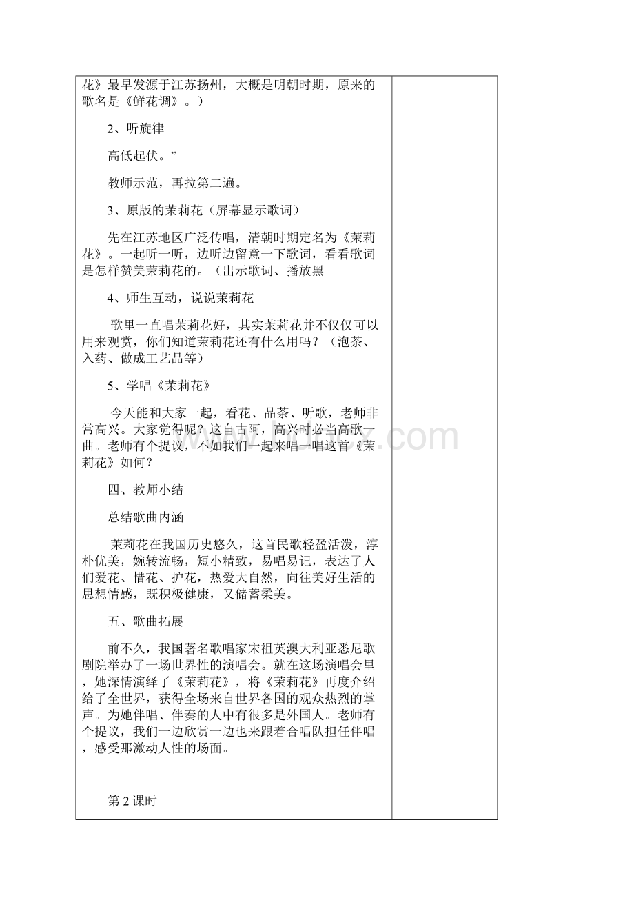 最新小学人音版音乐六年级上册27页上第11册公开课教学设计.docx_第2页