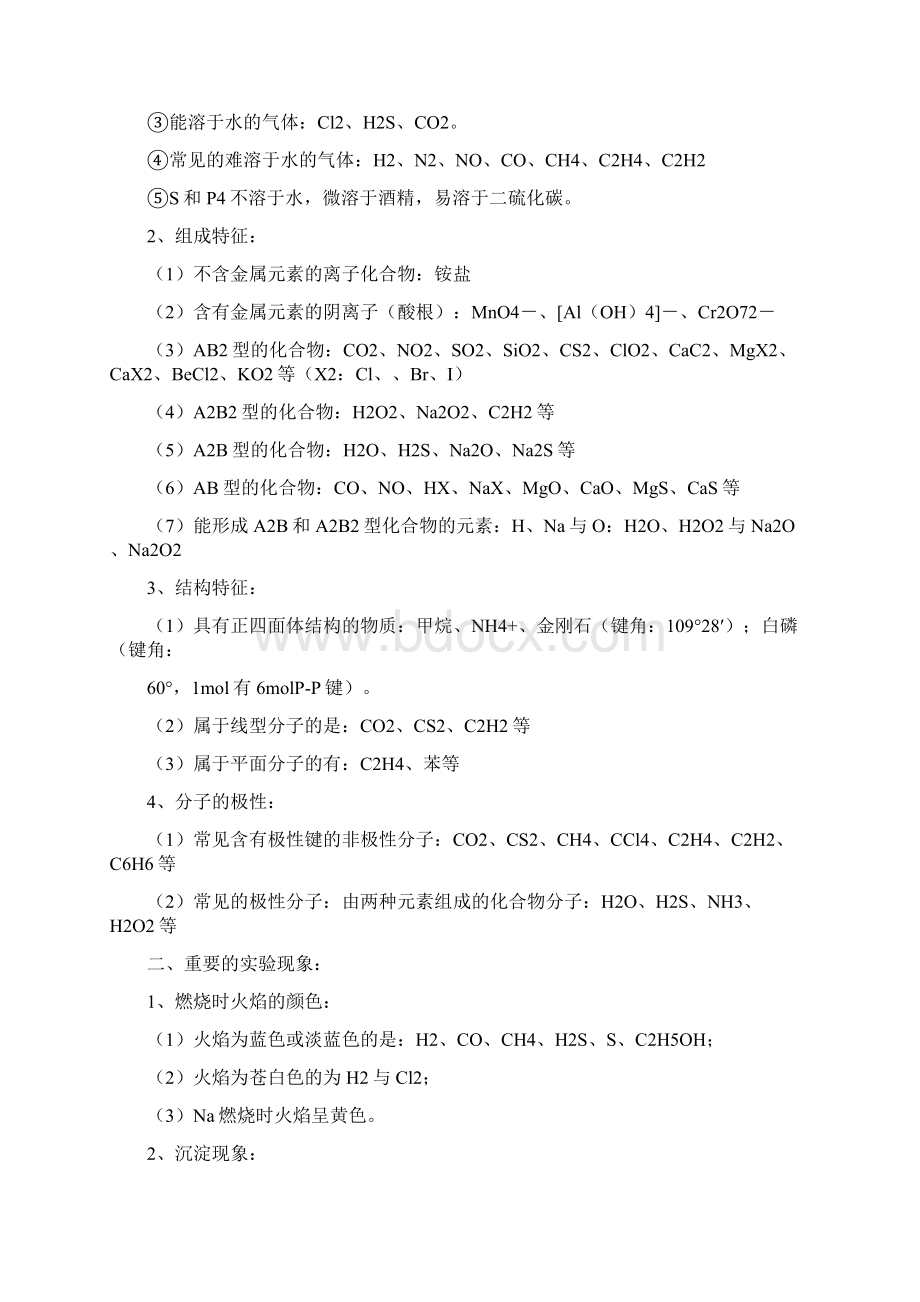 化学高考化学重要知识点总结考前抢分必看.docx_第3页