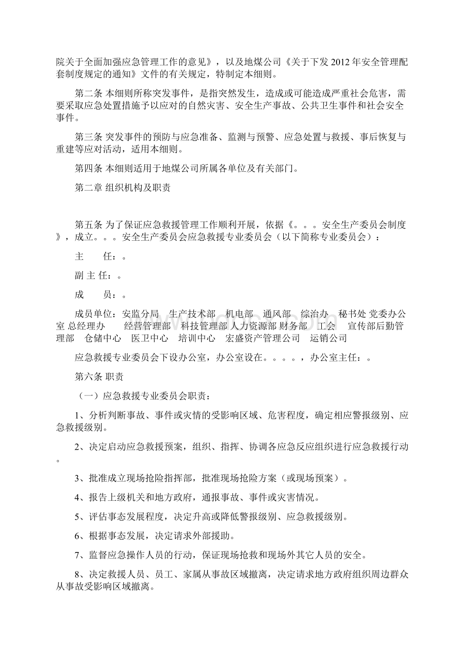 应急救援专业委员会应急管理实施细则doc32页.docx_第2页