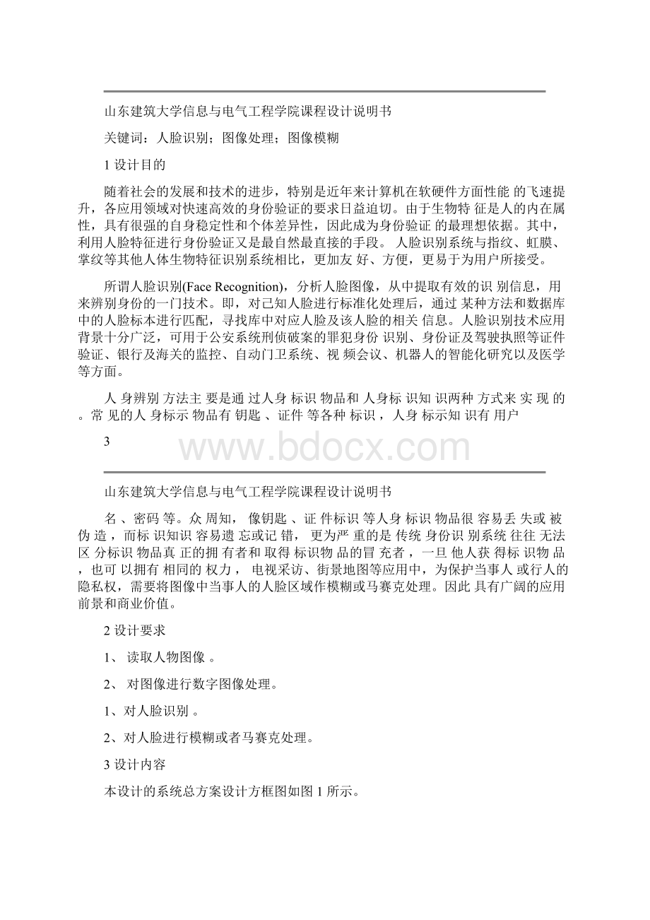 图像人脸区域隐私保护系统设计.docx_第3页