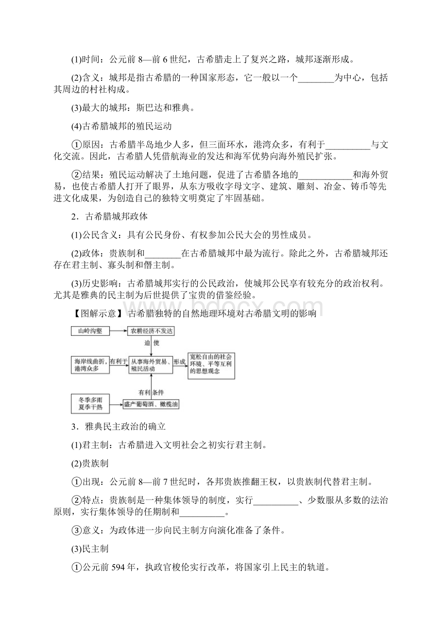 高考历史一轮复习古代希腊罗马的政治制度docWord格式文档下载.docx_第2页