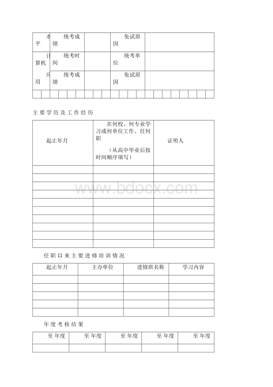 辽宁省教育厅《高等学校辅导员评审教师职务任职资格评审表》.docx_第3页