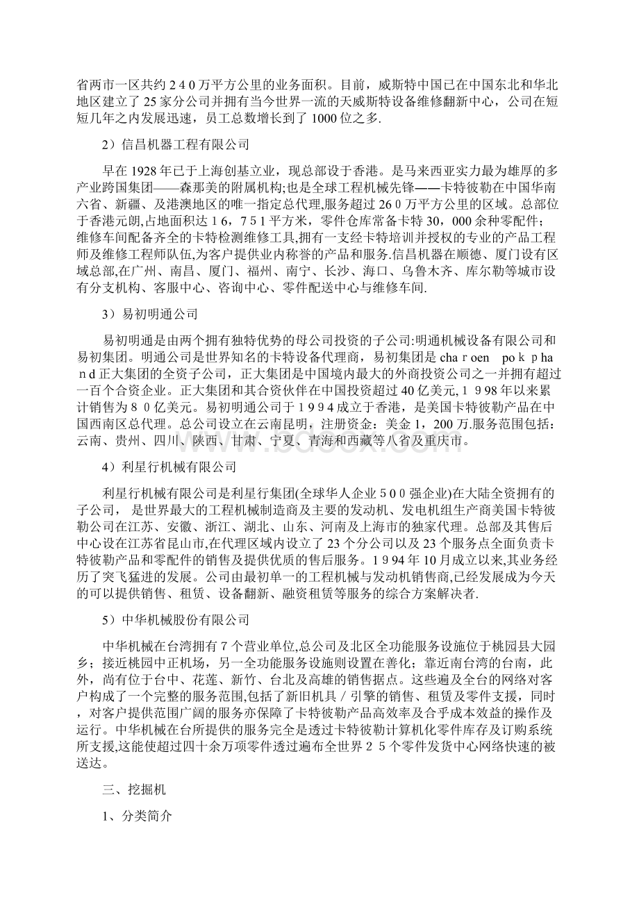 进口品牌挖掘机Word文档下载推荐.docx_第3页