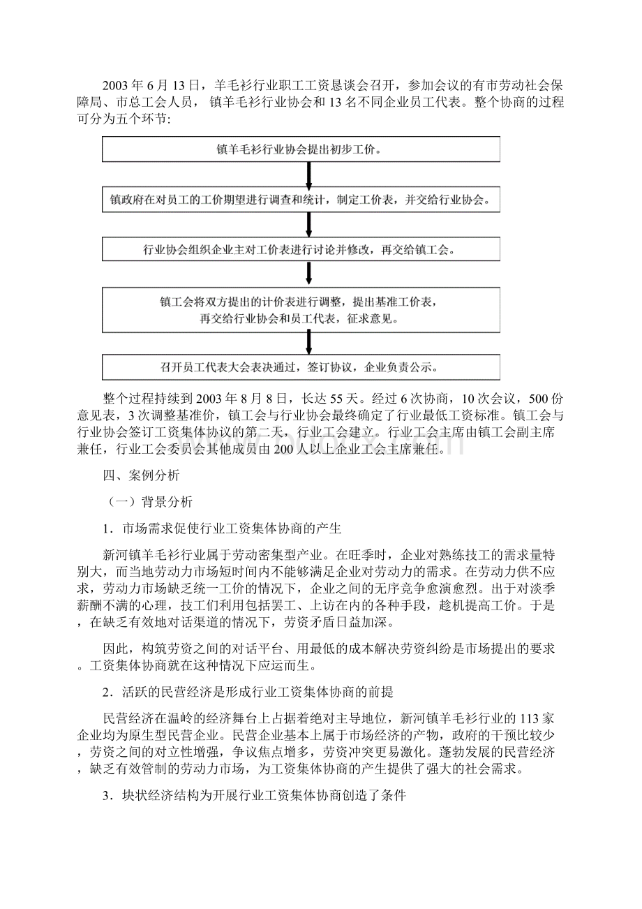 行业工资集体协商机制的研究以温岭市新河镇羊毛衫行业工资集体协商为例文档格式.docx_第3页