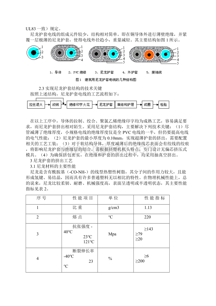 建筑用尼龙护套电线的制造.docx_第3页