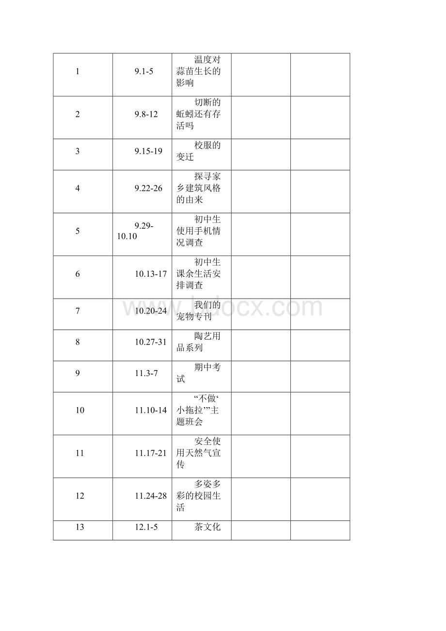 七年级上综合实践课教案全册.docx_第3页