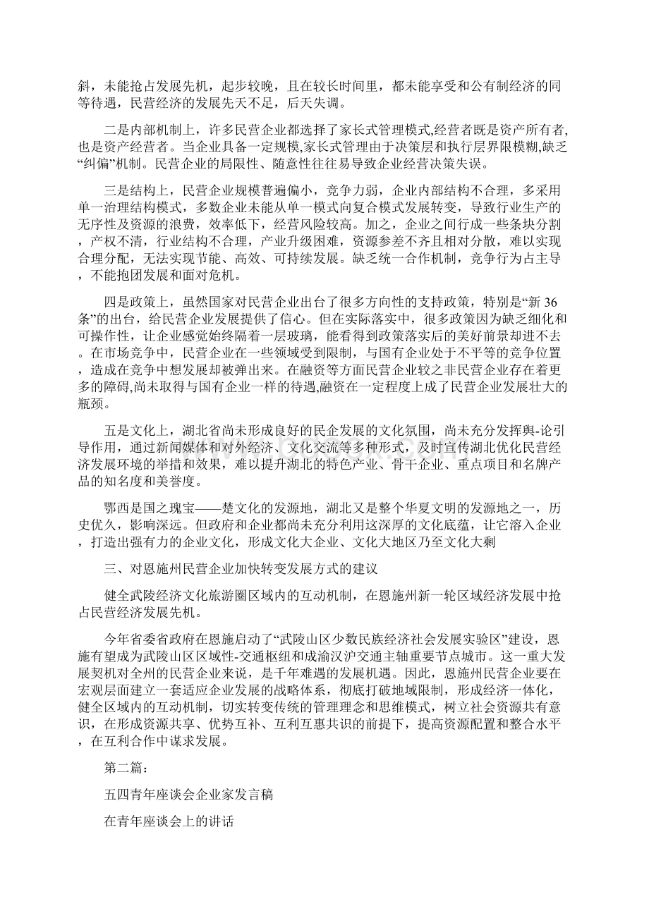 企业家座谈会发言稿完整版.docx_第3页