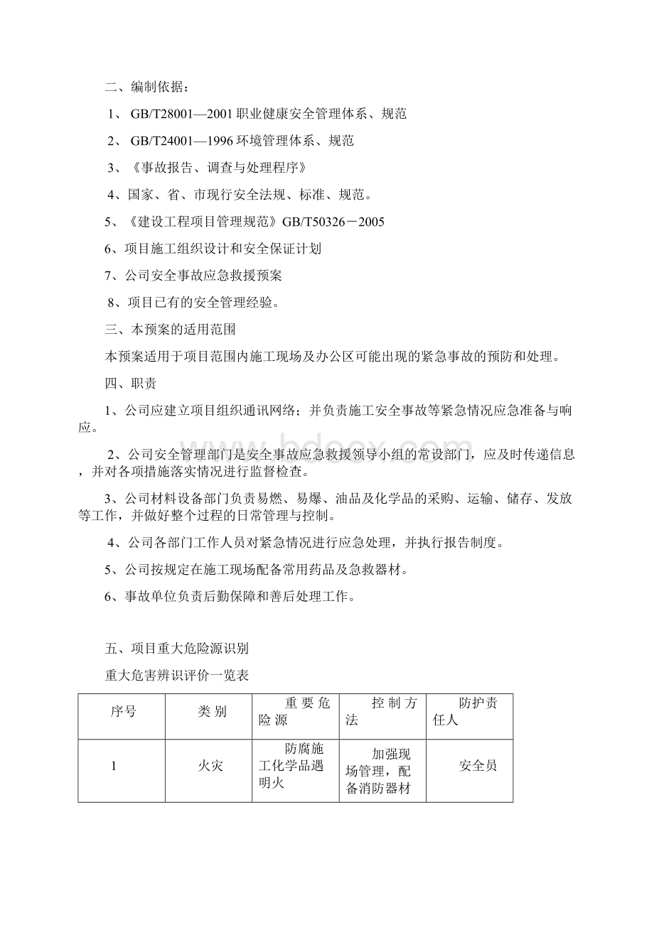 模板应急救援预案.docx_第2页