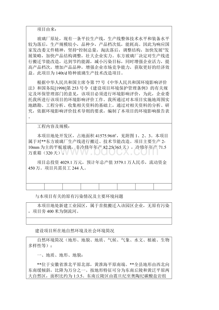 140td特种玻璃生产线技术改造节能项目环境评估报告.docx_第2页