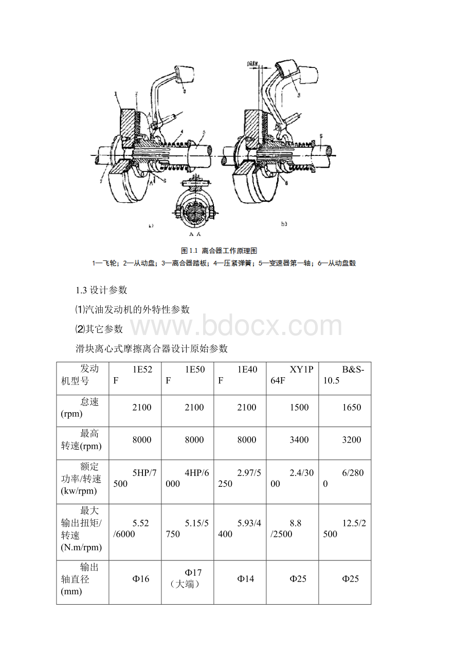 滑块离心式摩擦离合器设计论文.docx_第2页