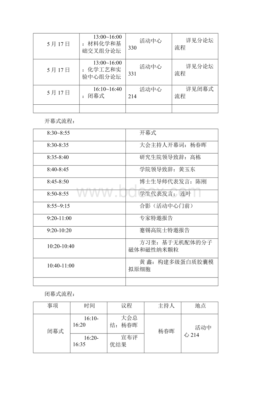 哈尔滨工业大学化工学院首届博士生论坛会序.docx_第3页