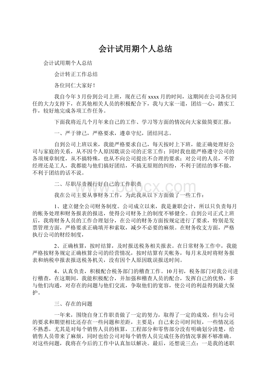 会计试用期个人总结.docx