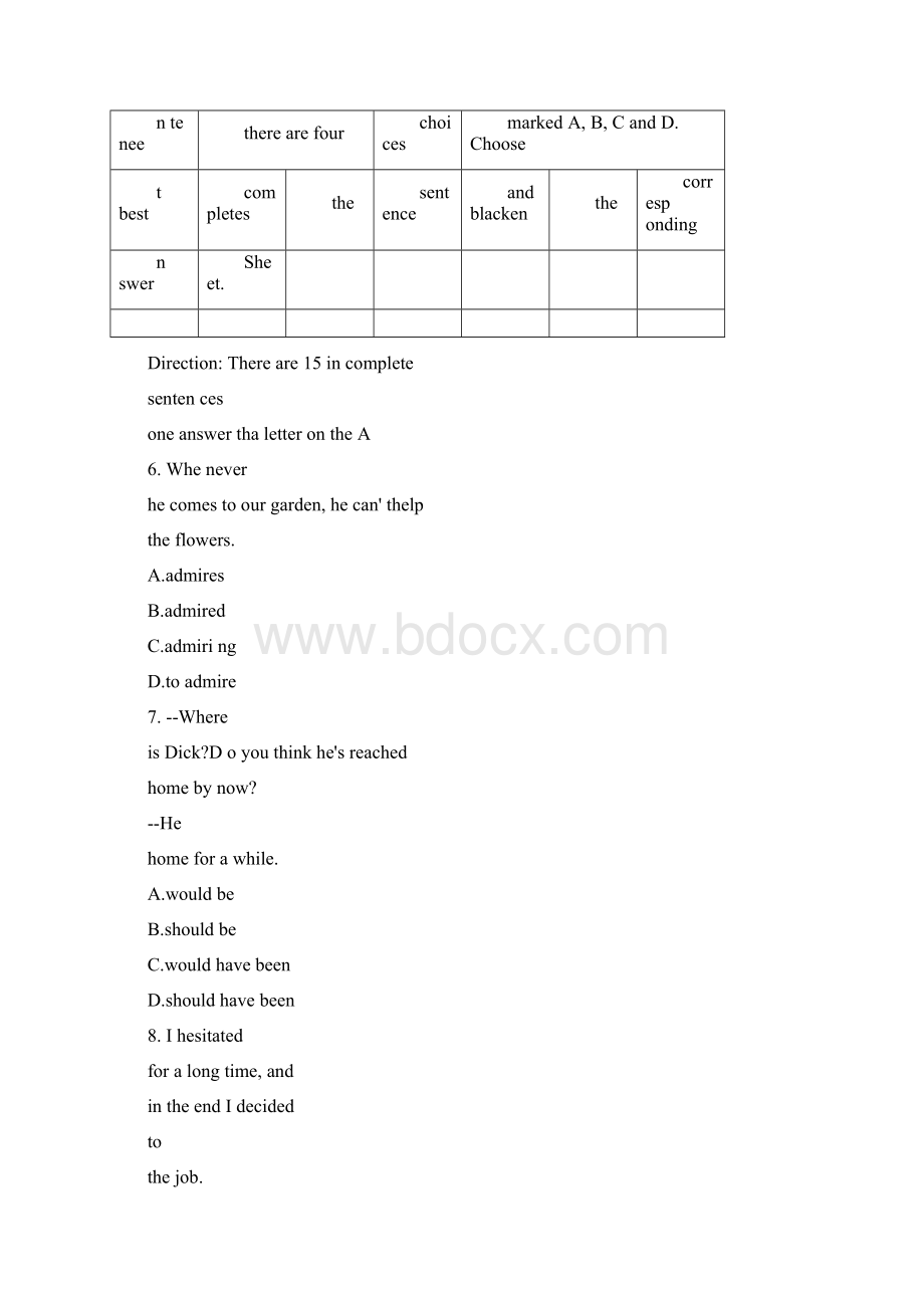 成人高考专升本英语真题及答案.docx_第2页