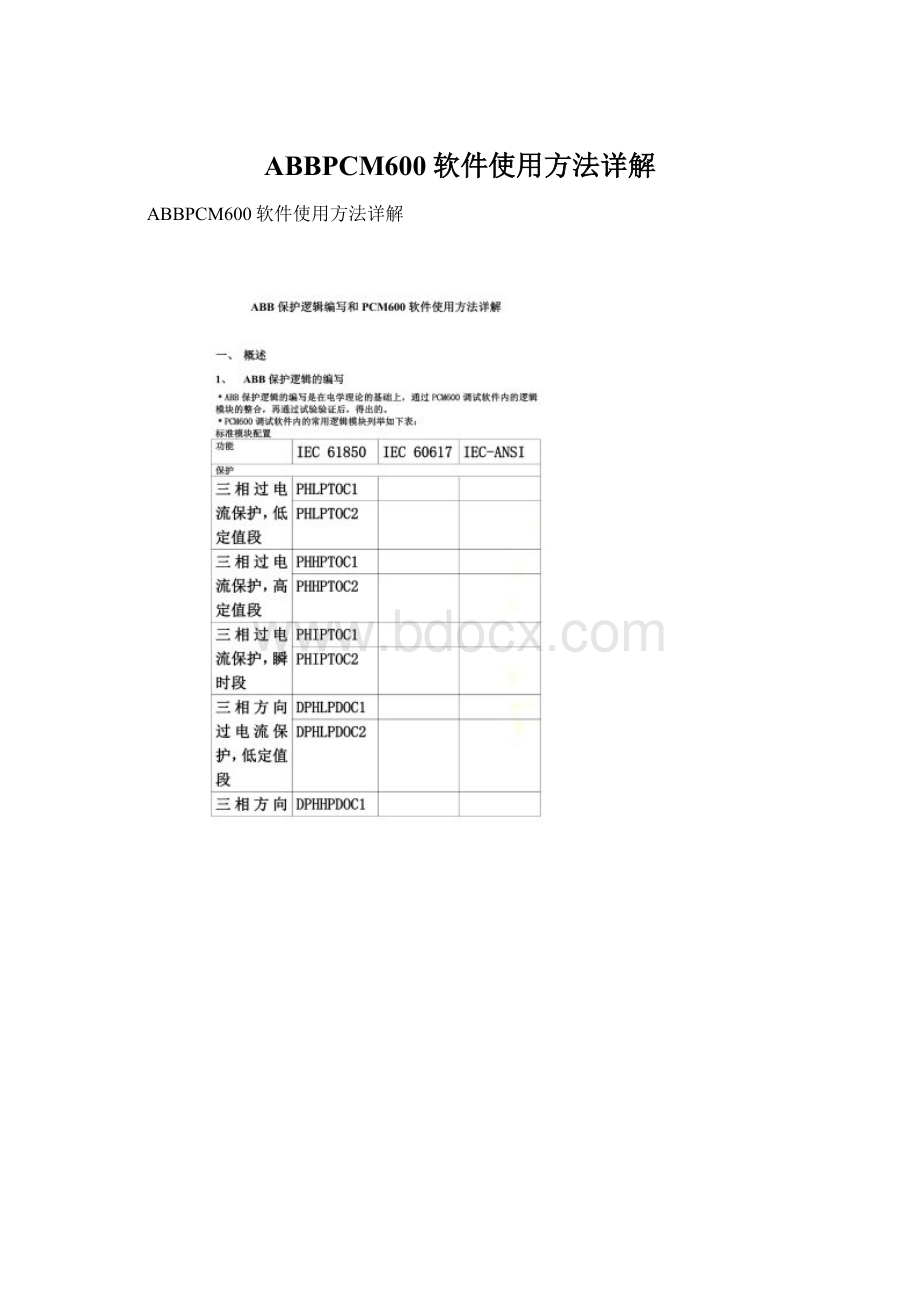 ABBPCM600软件使用方法详解.docx