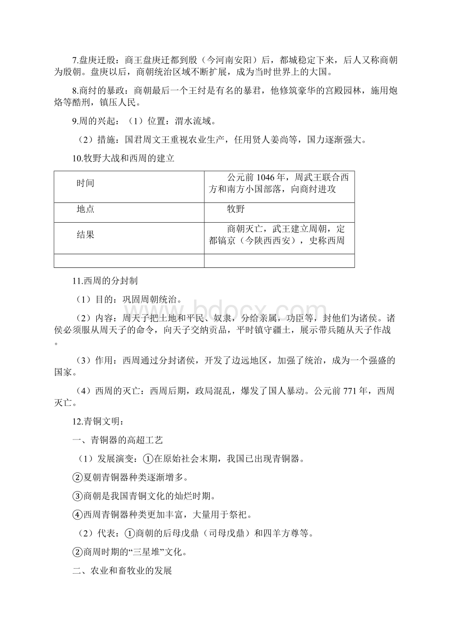 初一至初三历史知识点必背Word文档下载推荐.docx_第3页