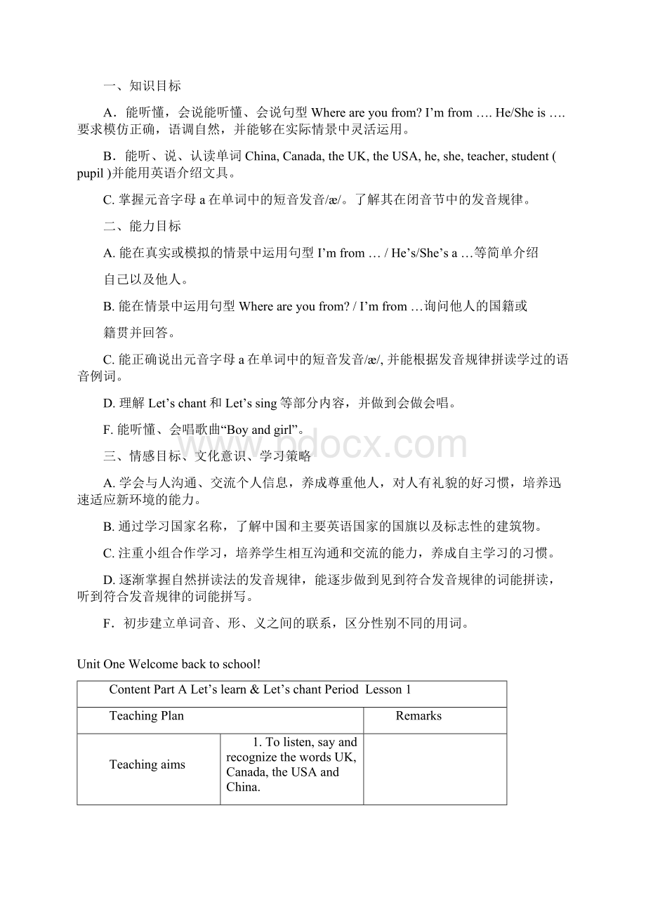 人教版PEP三年级下册英语全册教案.docx_第2页