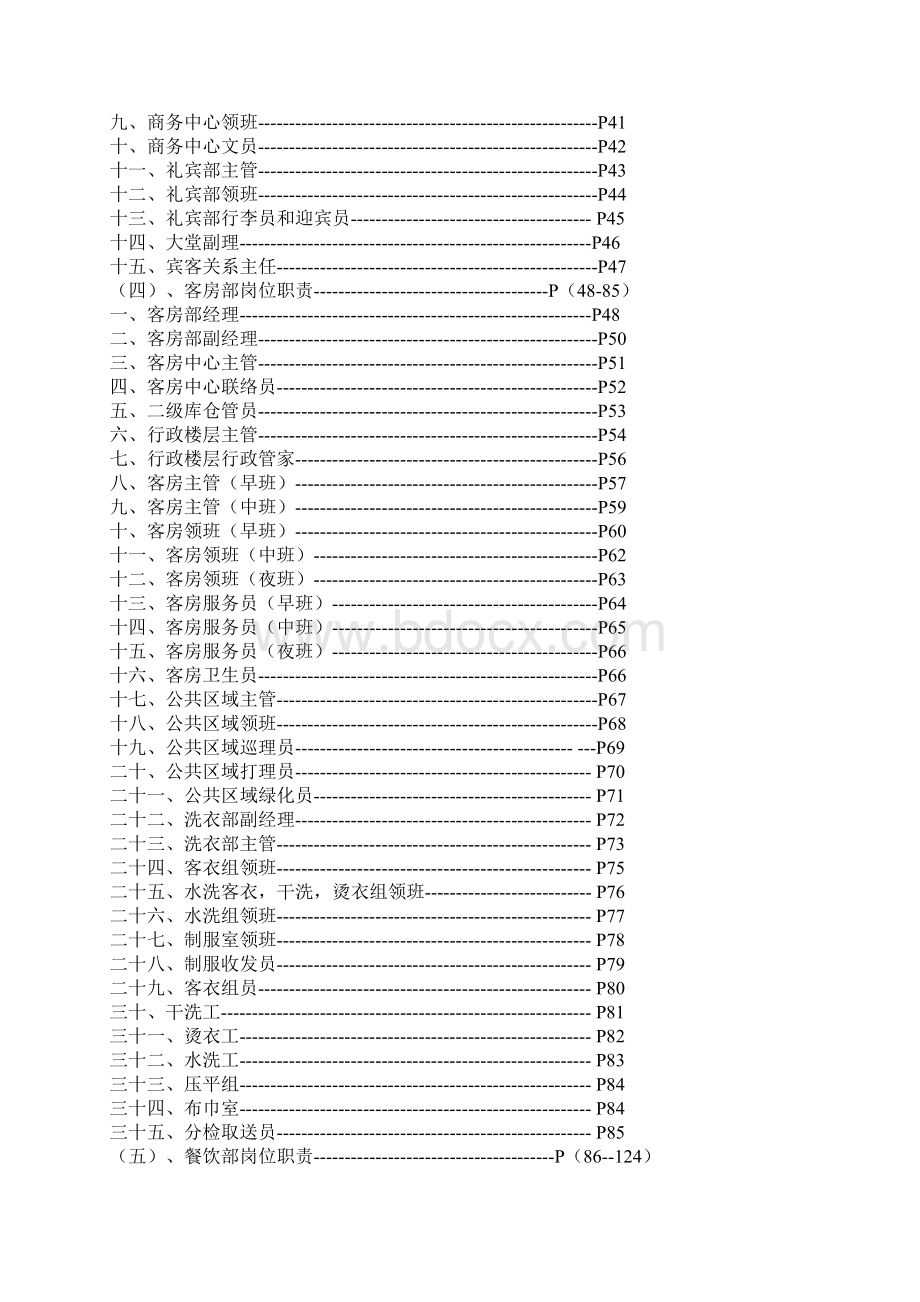 酒店各部门岗位职责汇编.docx_第2页