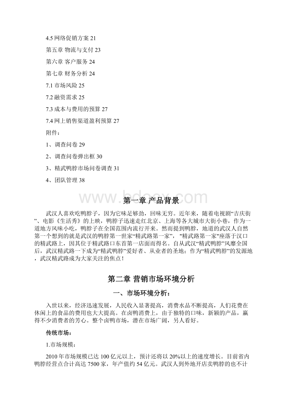 精武人家鸭脖网络营销策划书Word文档格式.docx_第2页