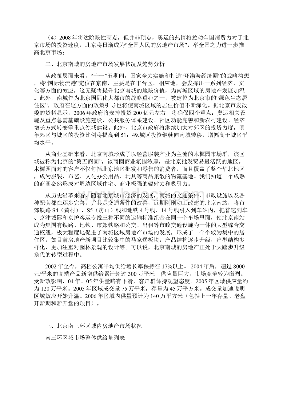 北京南三环区域房地产市场调研报告董英兰.docx_第2页
