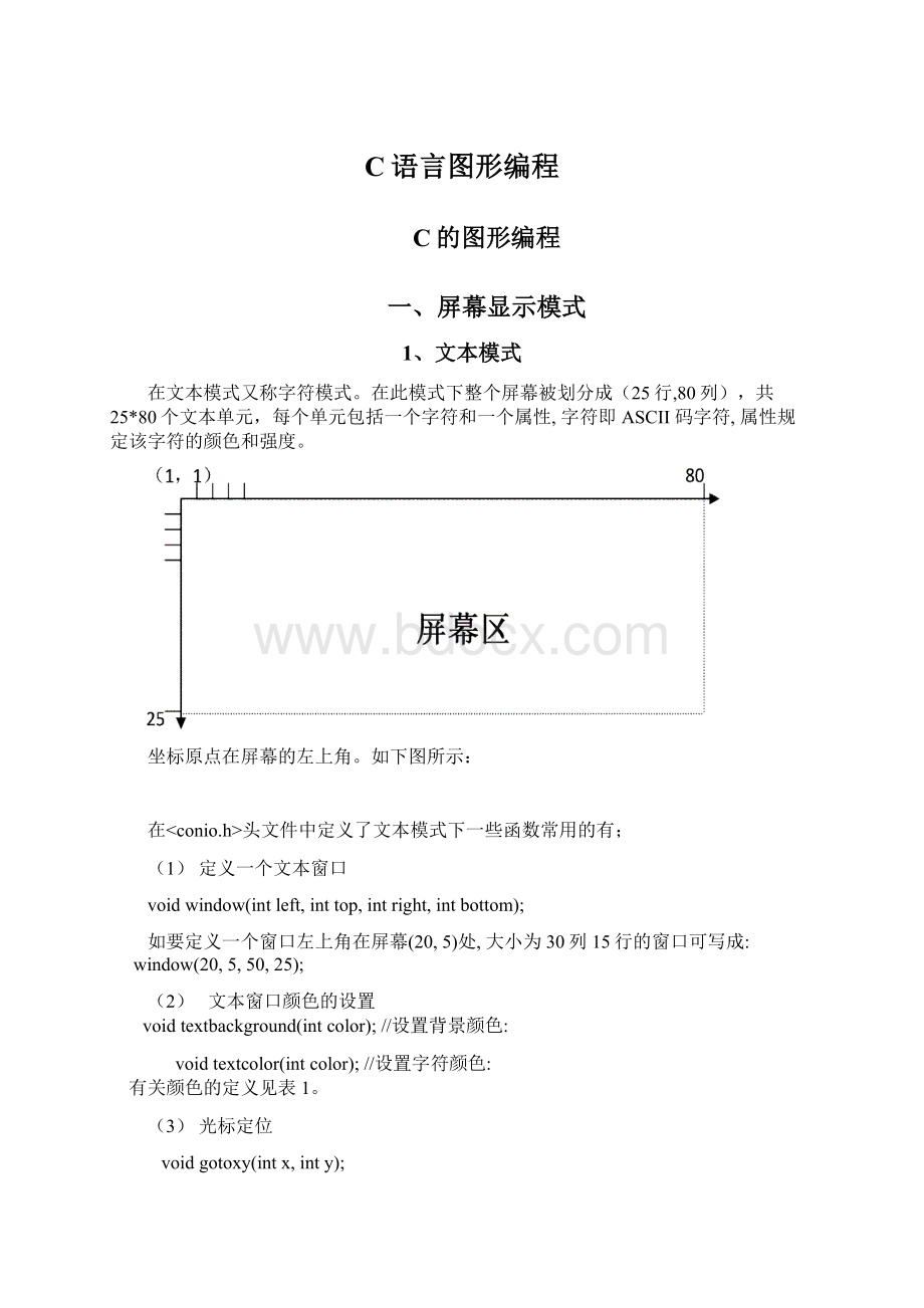 C语言图形编程.docx