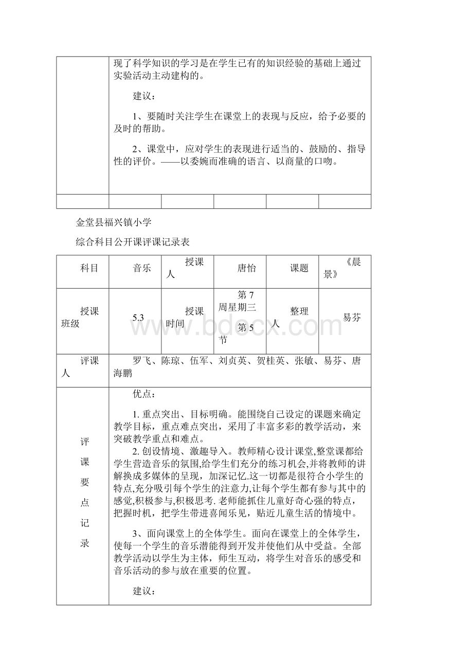 公开课评课记录表.docx_第3页