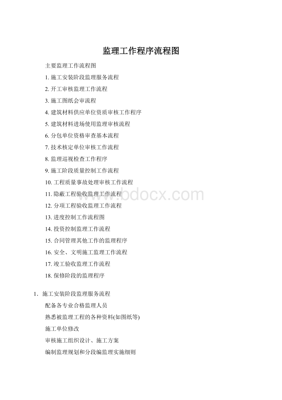 监理工作程序流程图.docx_第1页